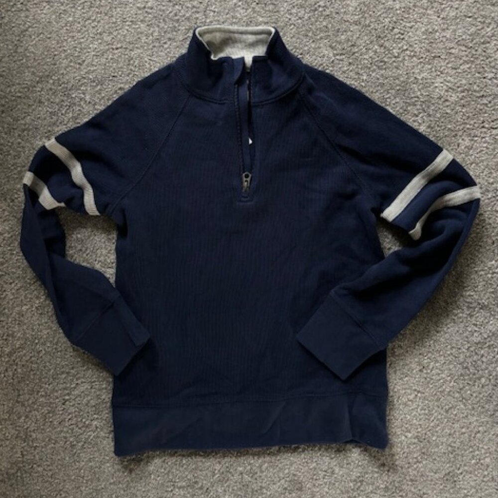 Boys NWT Gap Half Zip Long Sleeve Size 8 Medium